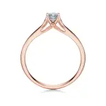 Pierścionek z diamentem różowe złoto AJPZ_131